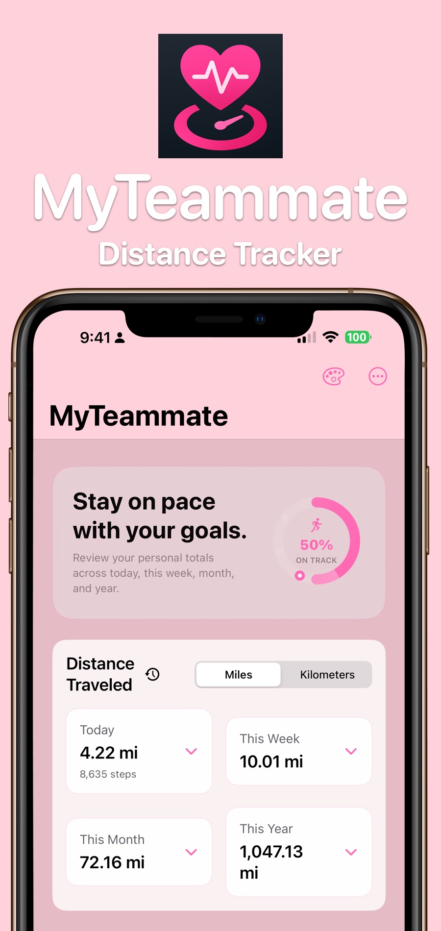 Distance Tracker product preview